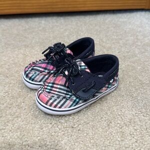 Baby/Toddler Sperry Top Sider Boat Shoes. Brand new without box. Pink/navy.
